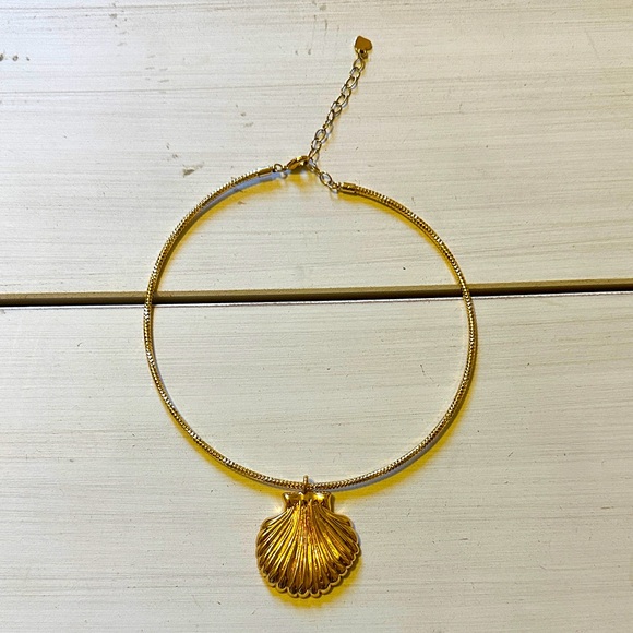 NWOT Frasier Sterling Shell Choker Necklace - Picture 1 of 1